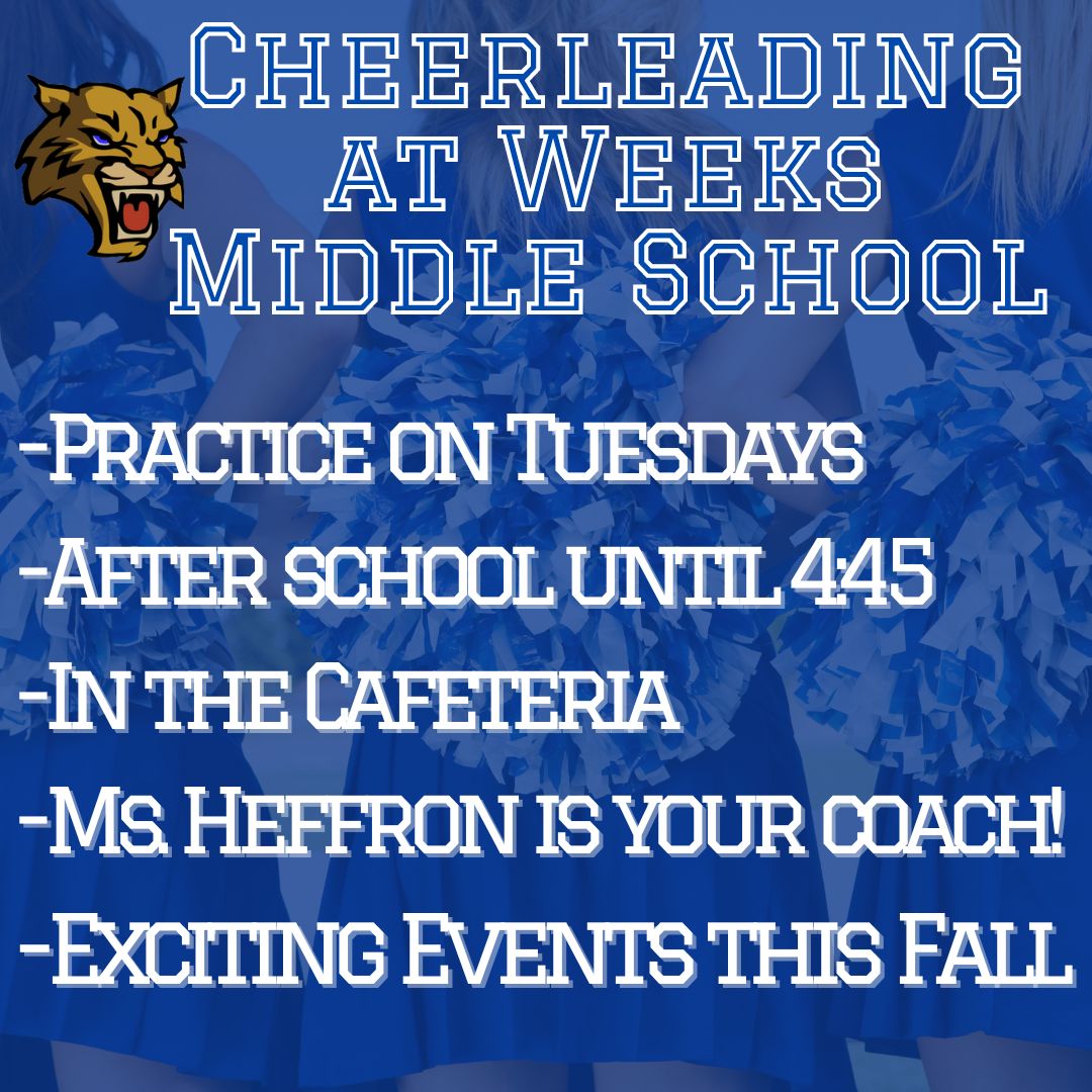 Weeks Cheerleading - Weeks Middle School